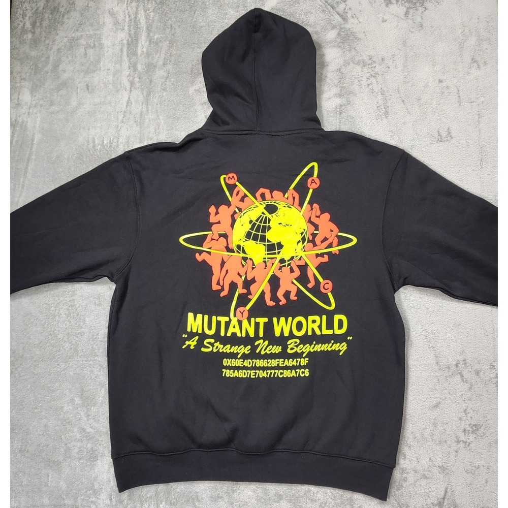 Bored Ape Yacht Club Hoodie Men XL MACY Mutant World A Strange New Beginning NFT